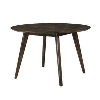 Tennyson 48" Round Wood Dining Tables, Walnut