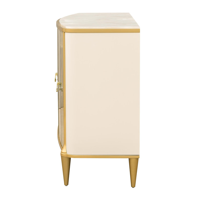 Buffet carré Scotts - Champagne clair