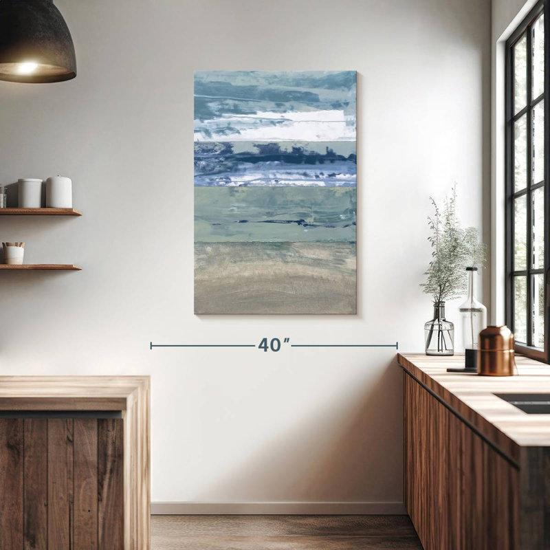 Coastal Hues I, 39" H x 26" W