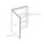 Armoire à pharmacie à fixation en surface 3 tablettes réglables