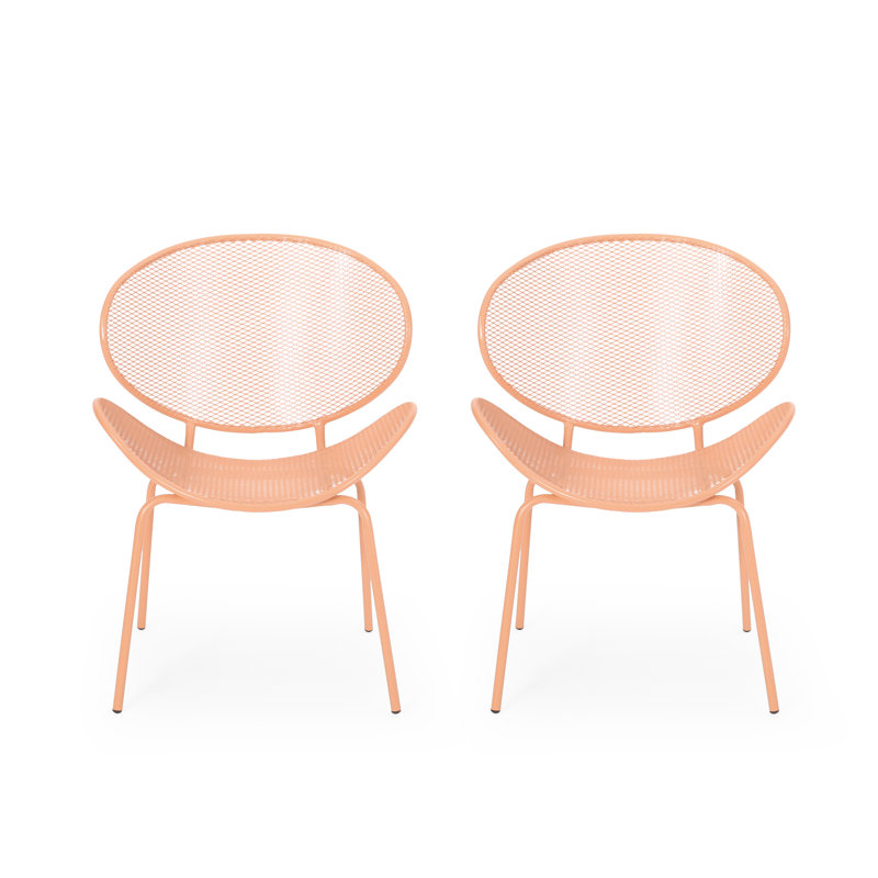 ELBA CHAIR(Set Of 2), Orange