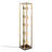 Elegant Gold Floor Lamp, Metal Body, 8.3 x 8.3 x 40.2 inches | 250 cm Cable with On/Off Switch | 5 x E27 Socket (Max 40W) | Ideal for Living Room, Bedroom & Office Decor | Stylish & Durable Design-2119836542