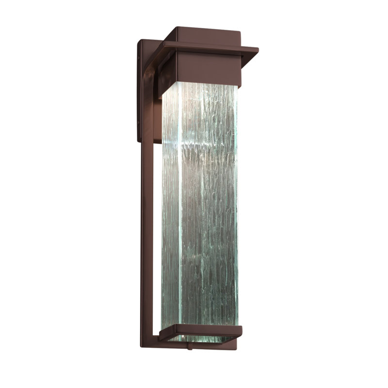 Applique murale d'extérieur à DEL Carlotte, Bronze foncé, H 12 po x l 5 po x P 5,5 po