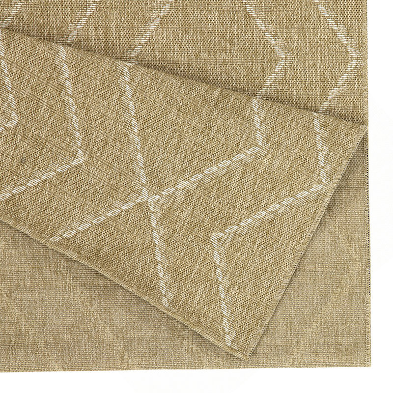 Tapis blanc intérieur / extérieur Earth, Rectangle 5 pi 3 po x 7 pi 3 po