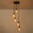 Concow 5 - Light Matte Black Cluster Pendant