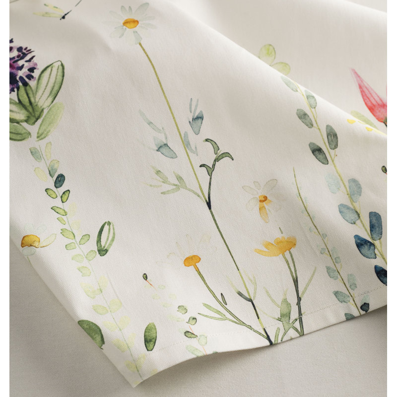 Cotton Floral Square Napkin