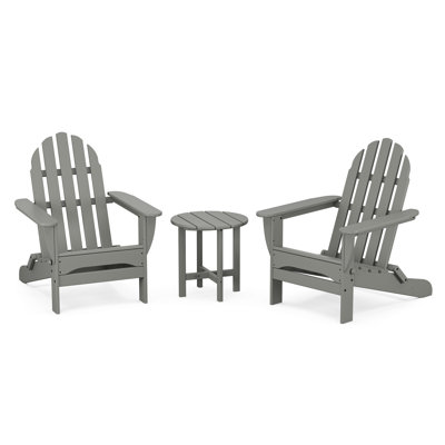 Ensemble Adirondack pliant classique POLYWOOD 3 pièces