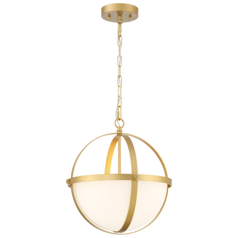 Lustre sphérique unique en acier à intensité variable certifié UL