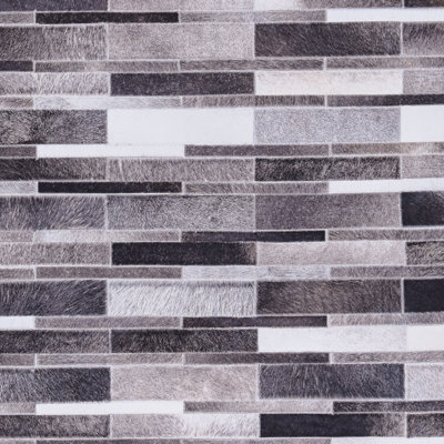 Tapis gris / noir Jameown