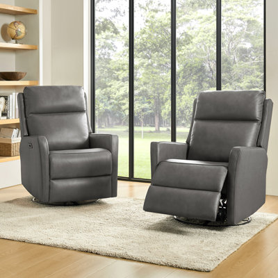 Nurbanu 29.5" W Top Grain Leather recliner