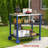 Outdoor Grill Table Cart with Stainless Steel Top&3-Shelf-104371110-104371111