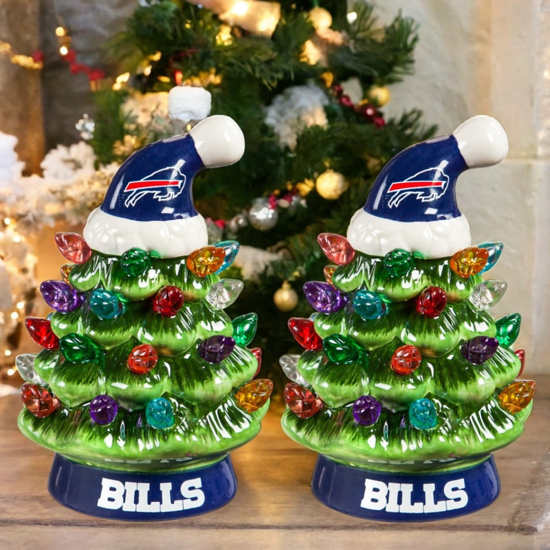 Mini arbre de Noël de table 4 po à DEL, Buffalo Bills