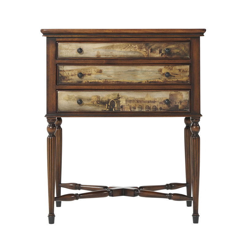 Essential Solid Wood Tray Top 3 - Drawer End Table