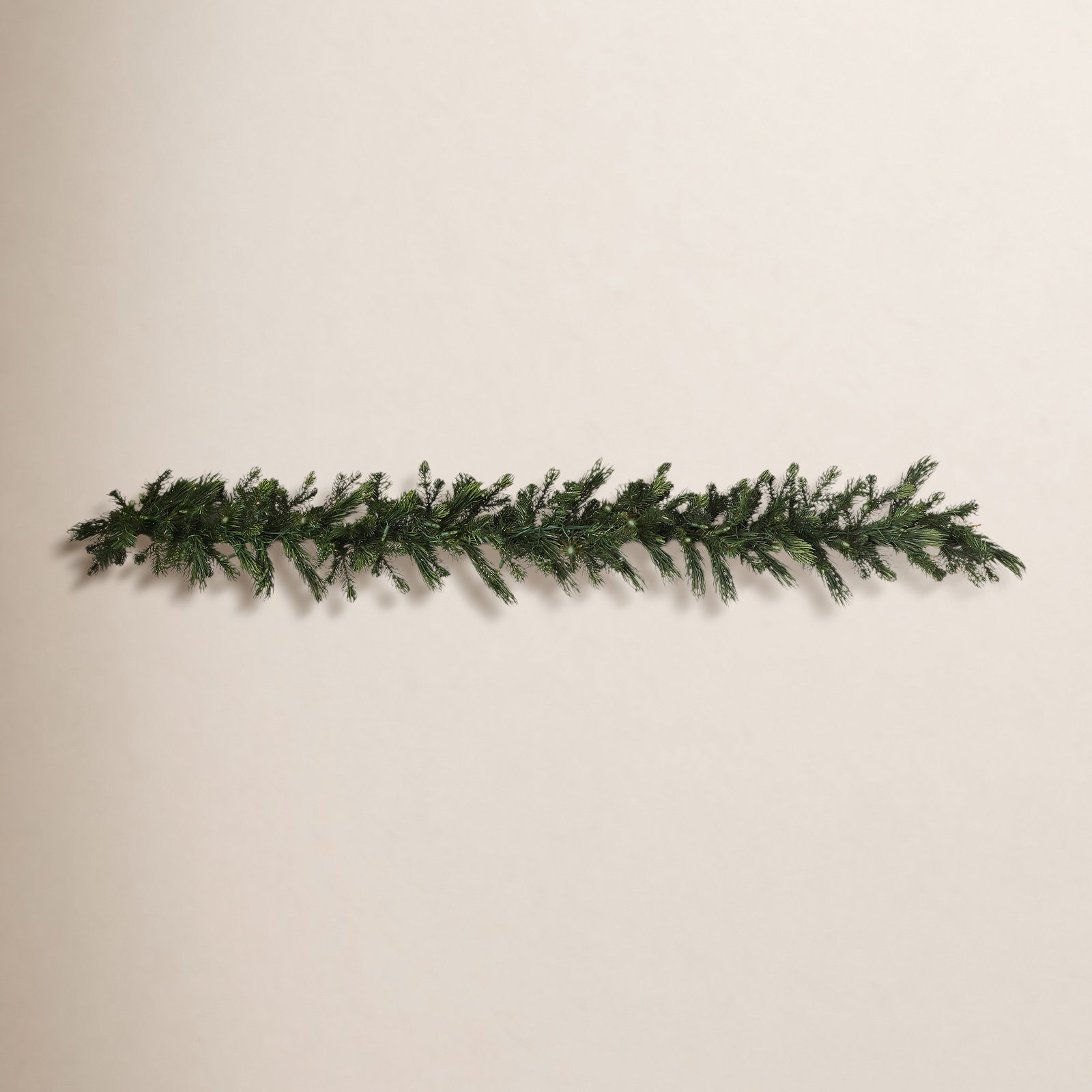72" Pre-Lit Pine Christmas Garland