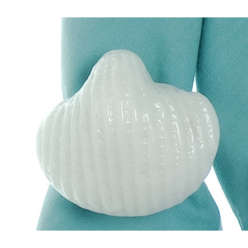 Scallop Shell Napkin Rings, Ivory