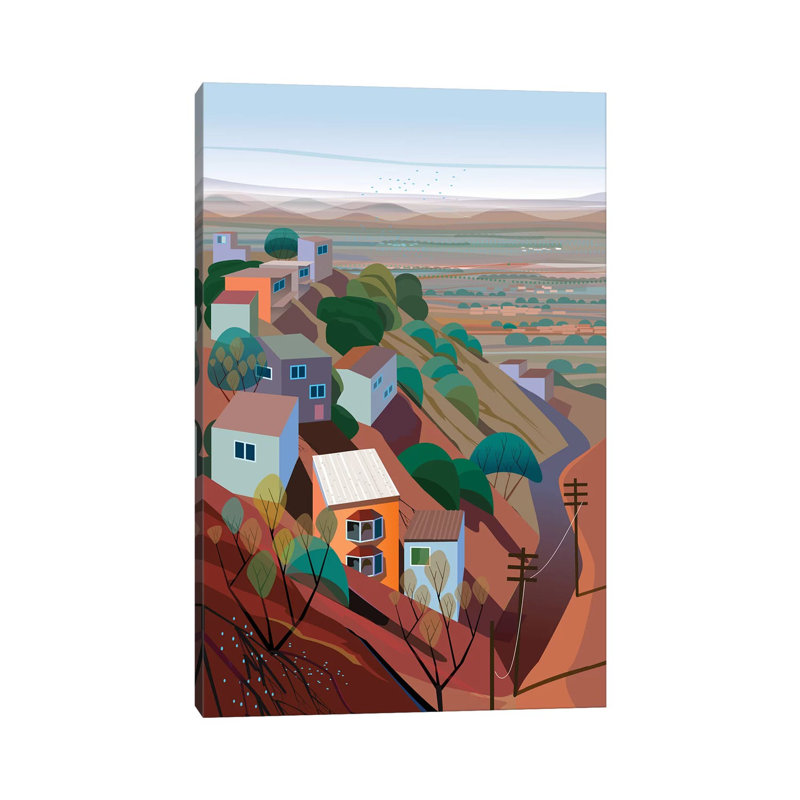 Los Altos 1 Piece Wrapped Canvas Painting, 20.32 cm H x 30.48 cm W