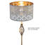 35CM Diamond Stencil Cut Cotton Shade