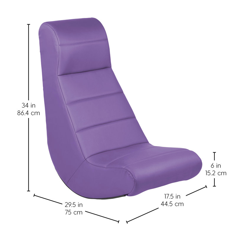 Chaise berçante horizontale, Mauve
