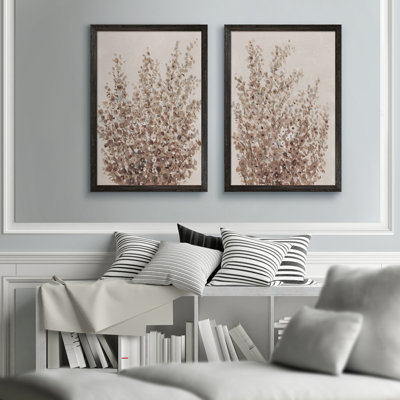 " Rustic Wildflowers I " by Vincent Van Gogh 2 - Pieces