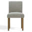 Chaises de salle à manger rembourrées en bois massif à hauteur d'assise 18,5 po-540620377