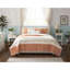 Ensemble de courtepointe en percale de coton 6 pièces avec coussins Coral King / Cal King-119744283-119744285