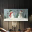 Collection Jolly Snowman - Toile tendue avec châssis - Prêt à accrocher