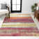 Lasley Contemporary POP Modern Abstract Vintage Cream/Pink Rug