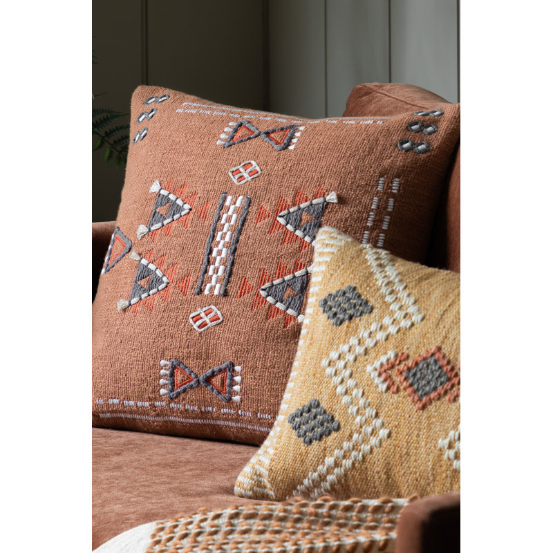 Multicoloured Square Throw Cushion