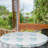 East Urban Home I Love You Fitted Round Tablecloth Pale Blue Multicolor-194543717