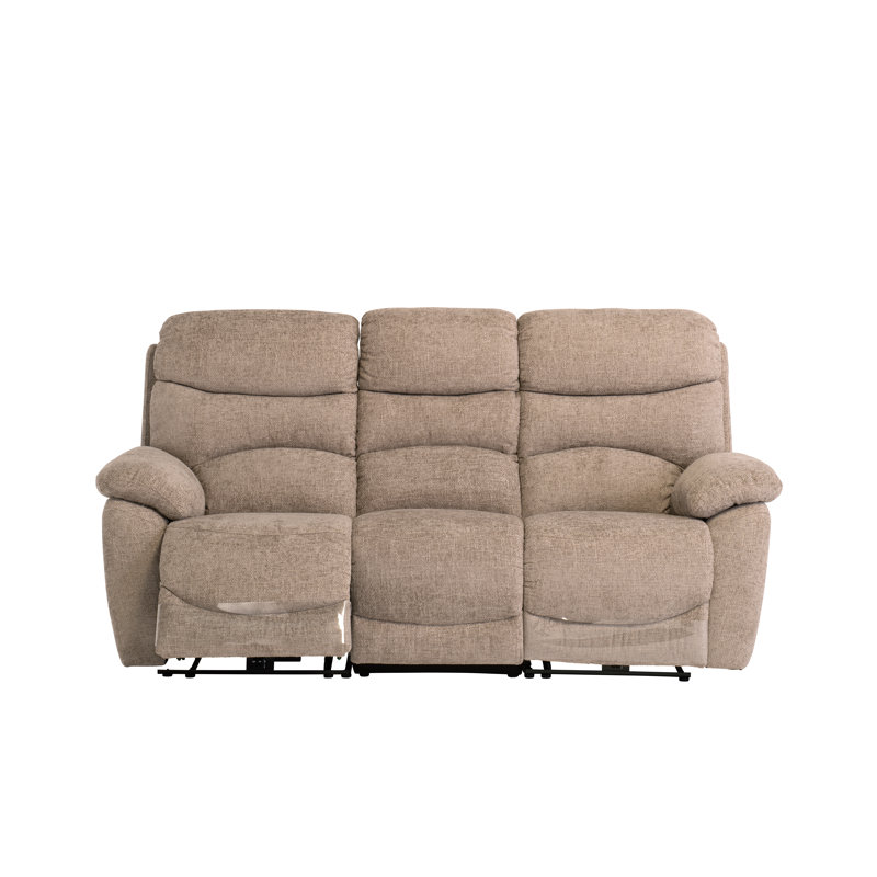 Imal 204cm Wide Wall Recliner Standard Recliner, Sand