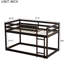 Lit simple mezzanine en bois d'hévéa massif. Maximisez l'espace de la chambre à coucher. Pour un accès facile. Et fiable. Assemblage inclus, lit en bois, couleur. Conception peu encombrante. Commodité. Construire. Instructions-2076178015