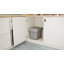 PP, ABS, Metal Handle Pull Out Rubbish Bin - 40L