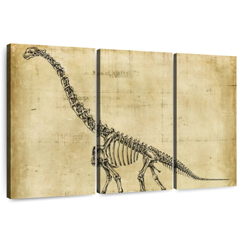 Brampt Brachiosaurus Study, 32" H x 50" W