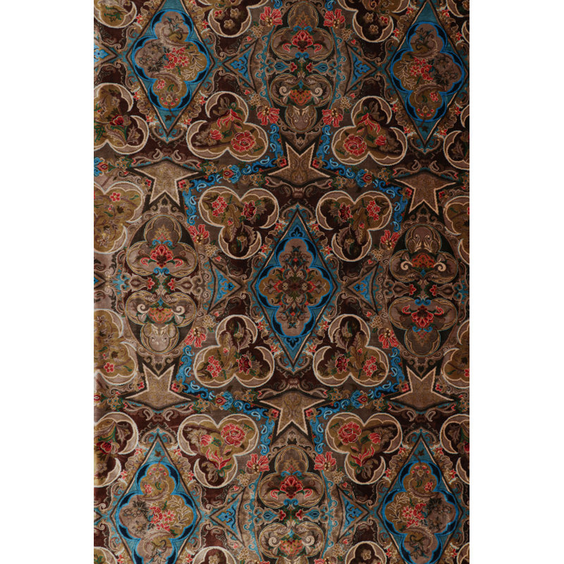 The Jahanshah Collection Handmade Silk Area Rug