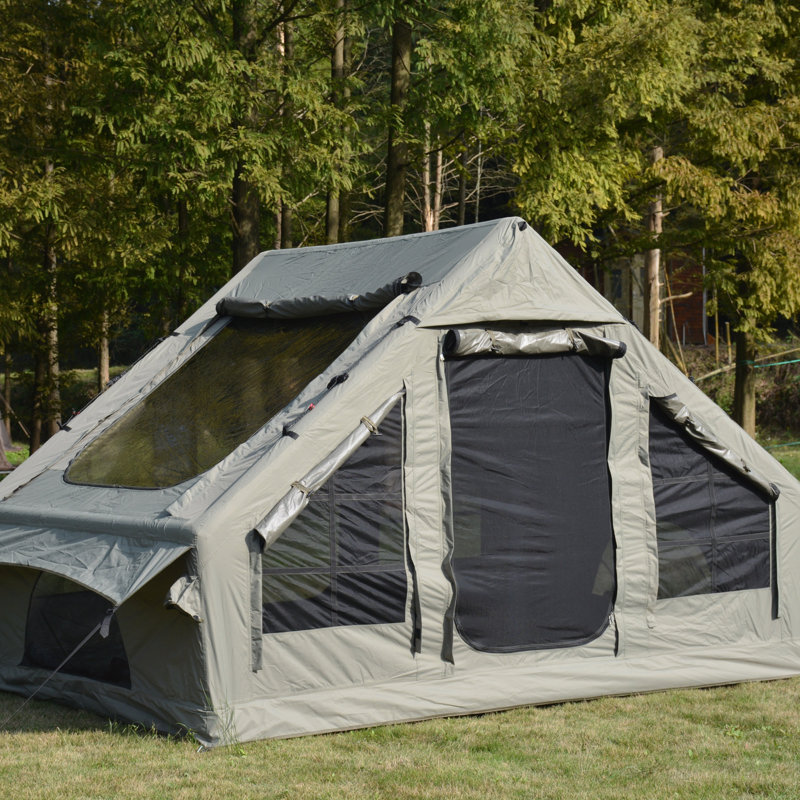 Tente de camping gonflable 4 saisons avec structure gonflable haute performance et structure gonflable 4 à 6 personnes