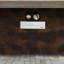 Table de foyer au gaz 42 pouces, table de foyer rectangulaire avec effet de texture imitant le ciment, table de foyer d'extérieur 50000BTU pour le patio, la cour, le chauffage de jardin
