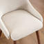 Padded Dining Chair with Wooden Legs Comfortable Upholstered Side Chair with Backrest & Sturdy Construction Modern Kitchen Chair for Dining Room, Living Room, Kitchen-1876769961