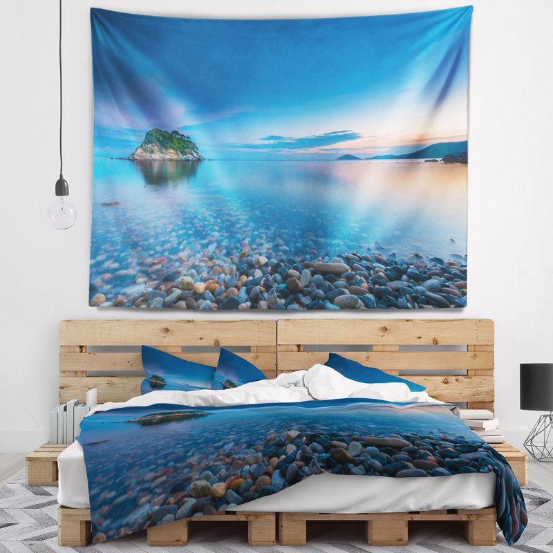 Tapisserie «Seashore Isle at Stony Coast», H 50 po x l 60 po