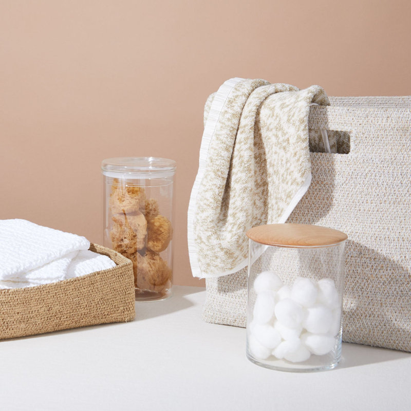  Cotton, Ivory/Flax, Bath Towel - 1 Pack