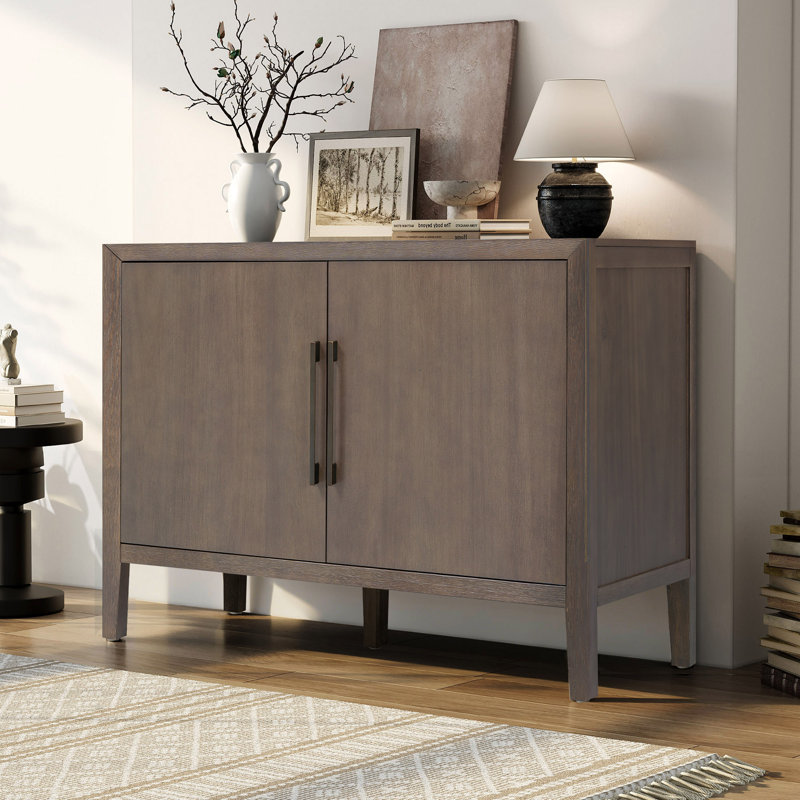 Buffet de ferme 47,25 po avec 2 portes Alvieri, Brun