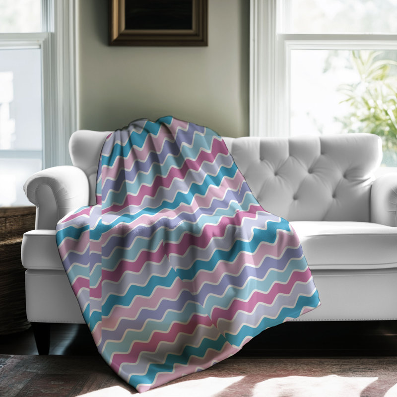 Couverture en sherpa de qualité supérieure 1 pièce Fairy Unicorn 0002, L 50 po x L 60 po
