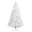 Grand sapin de Noël artificiel HOMcom 7,5 pi avec branches réalistes-574247481-574247482