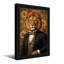 Animaux animaux en costume sur fond floral-687481617-687481618-687481613