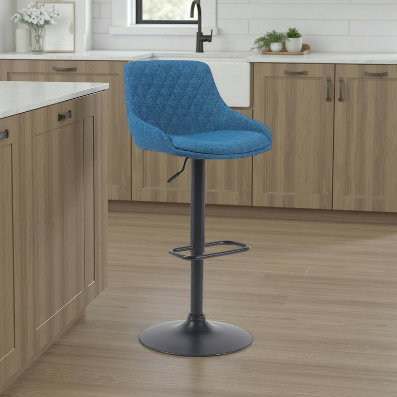 Tabouret de bar rotatif Jamiya Priya