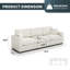 Canapé modulaire pour canapé-lit modulaire 95,4 po Jannete-1383338830