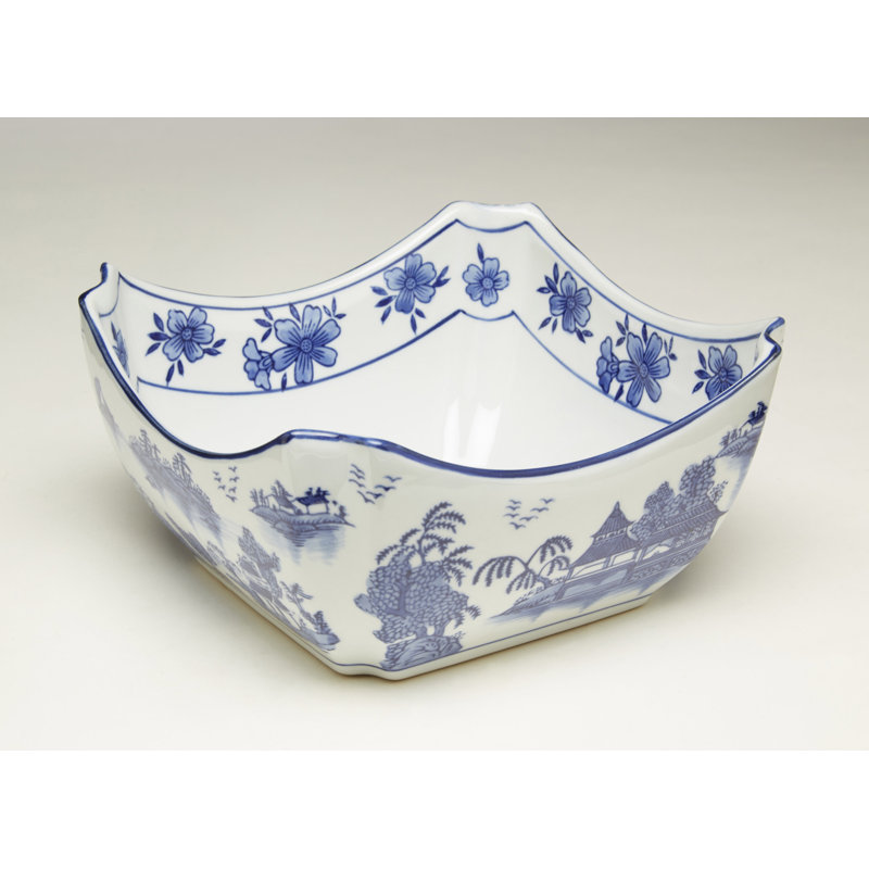 Pagoda Square Decorative Bowl