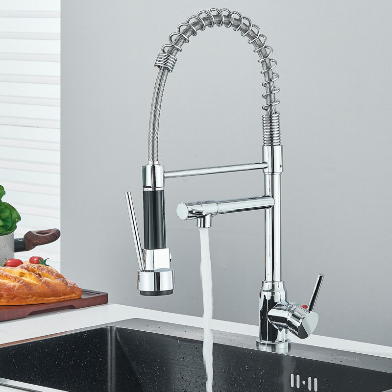 Senlesen Pull Out Kitchen Faucet, Chrome