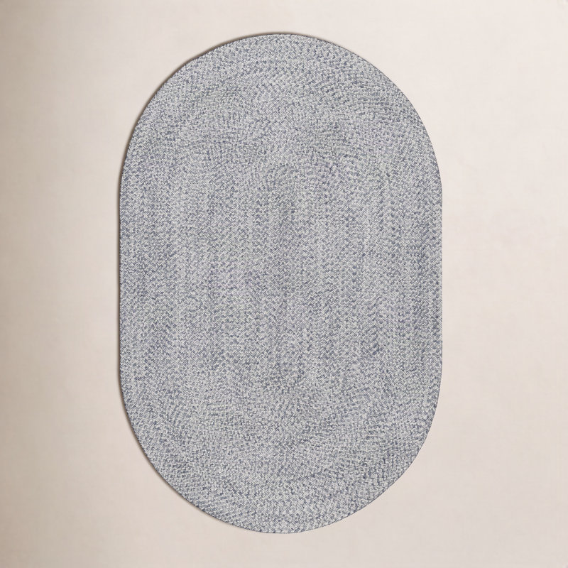 Tapis tissé à la machine Kayley, Ovale 5 pi x 7 pi 6 po