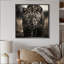 Portrait d'un léopard africain sur toile-1379242317-1379242307