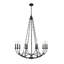 Lustre empire 10 lumières façon bougie